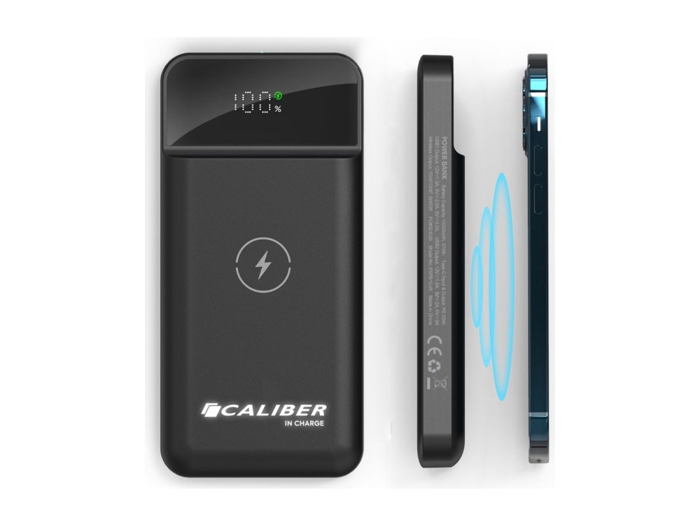 Caliber draadloze powerbank 10.000 mAh