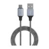 Laadkabel 1 meter USB-c en USB-a 2 stuks