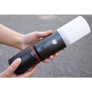 Lamp en draadloze accu/powerbank