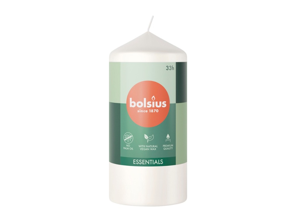 Stompkaars Noodpakket – Bolsius 120/58 Cloudy White